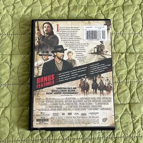 EUC 3:10 To Yuma 3:10 to Yuma released in 2007 an American western action drama - Picture 3 of 4